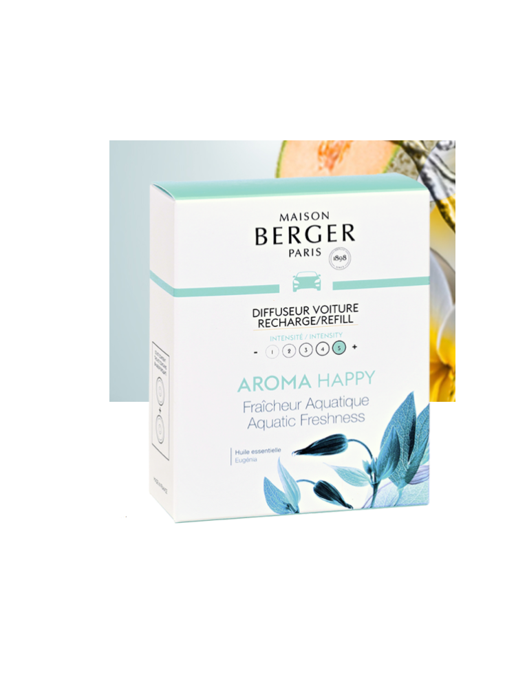 Fragancia coche HAPPY lampe berger pack 2 Fragancia coche HAPPY lampe berger pack 2