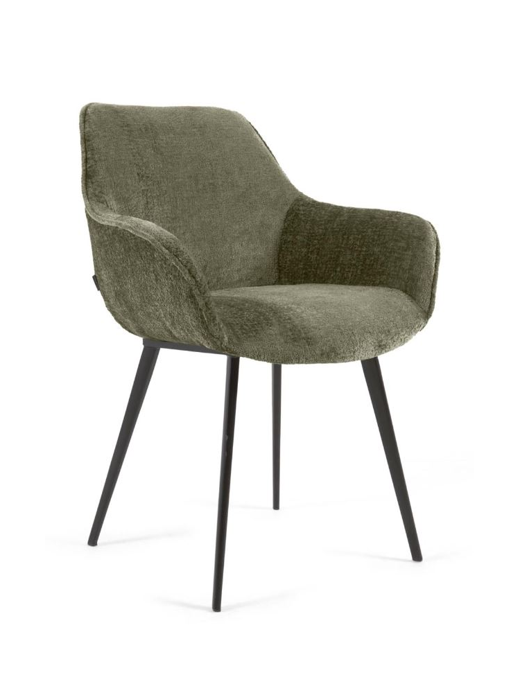 Silla BRAS chenilla verde oscuro Silla BRAS chenilla verde oscuro