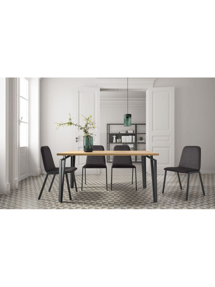 Mesa de comedor 130 ó 150X90 cms COPENHAGUE extensible Mesa de comedor 130 ó 150X90 cms COPENHAGUE extensible