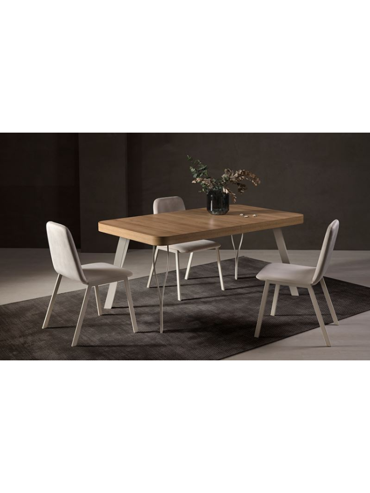 Mesa extensible 140 cms ó 160 cms PRAGA rectangular Mesa extensible 140 cms ó 160 cms PRAGA rectangular