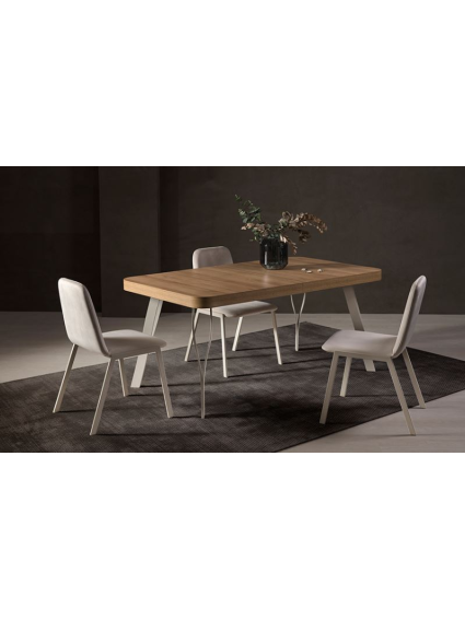 Mesa extensible 140 cms  ó 160 cms PRAGA rectangular