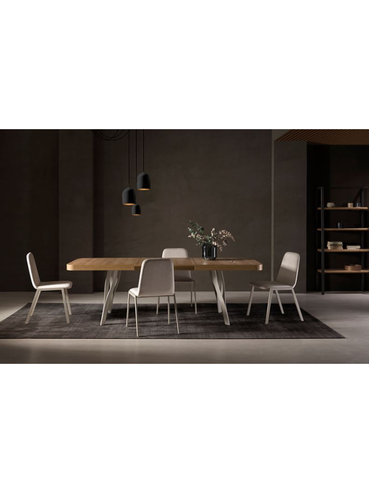 Mesa extensible 140 cms  ó 160 cms PRAGA rectangular