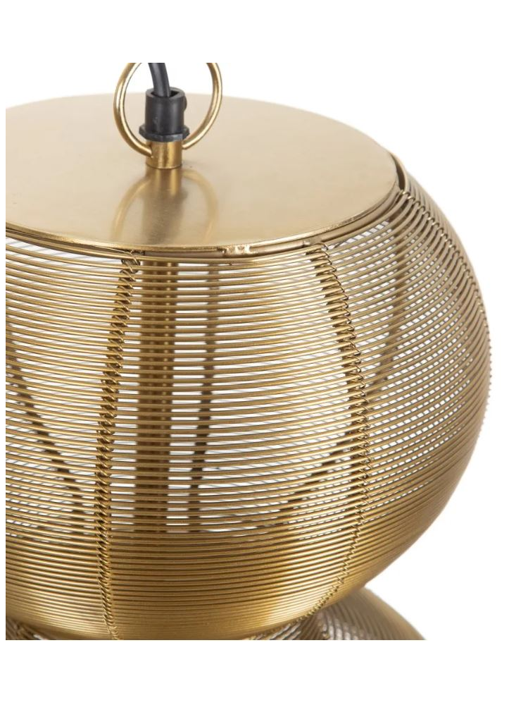 Lámpara de techo 26x26x66.5 cms color oro