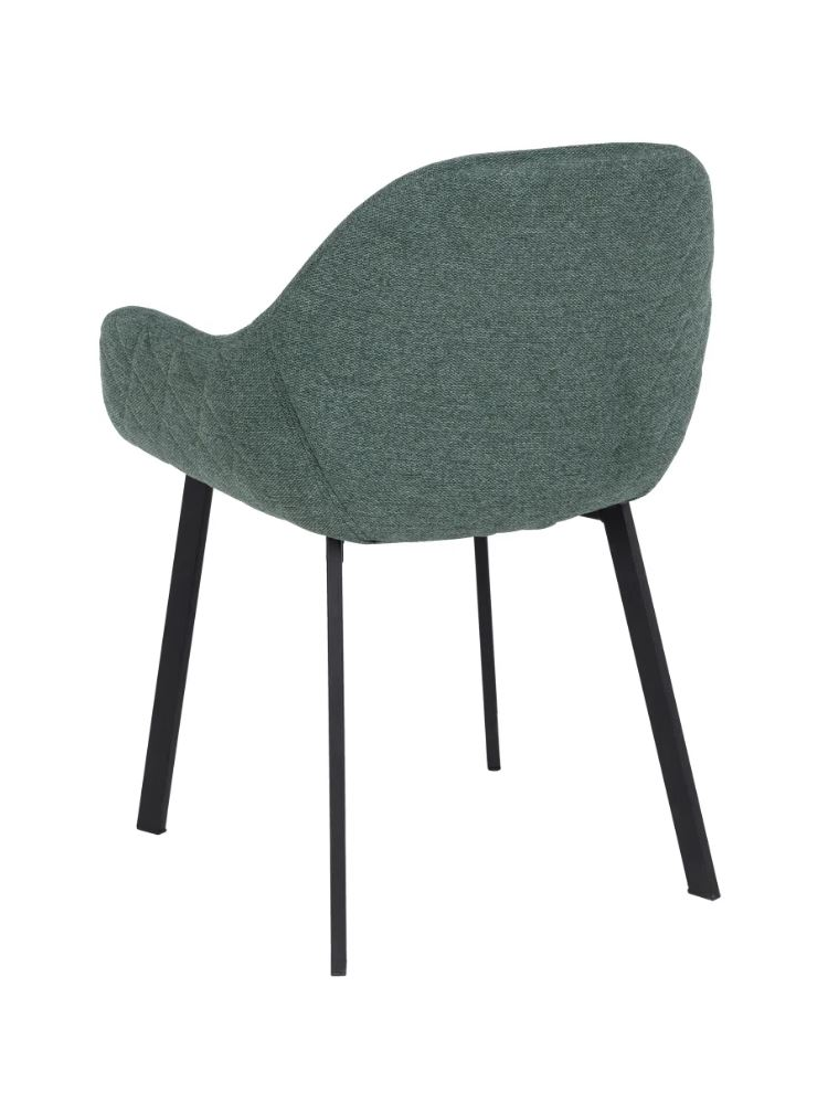 Silla TABATHA verde tela