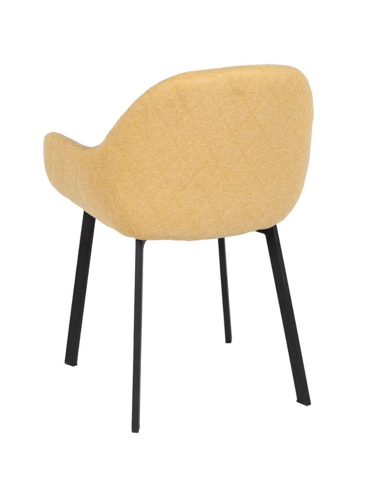Silla TABATHA mostaza tela