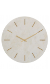 Reloj pared 41x41 cms mármol blanco