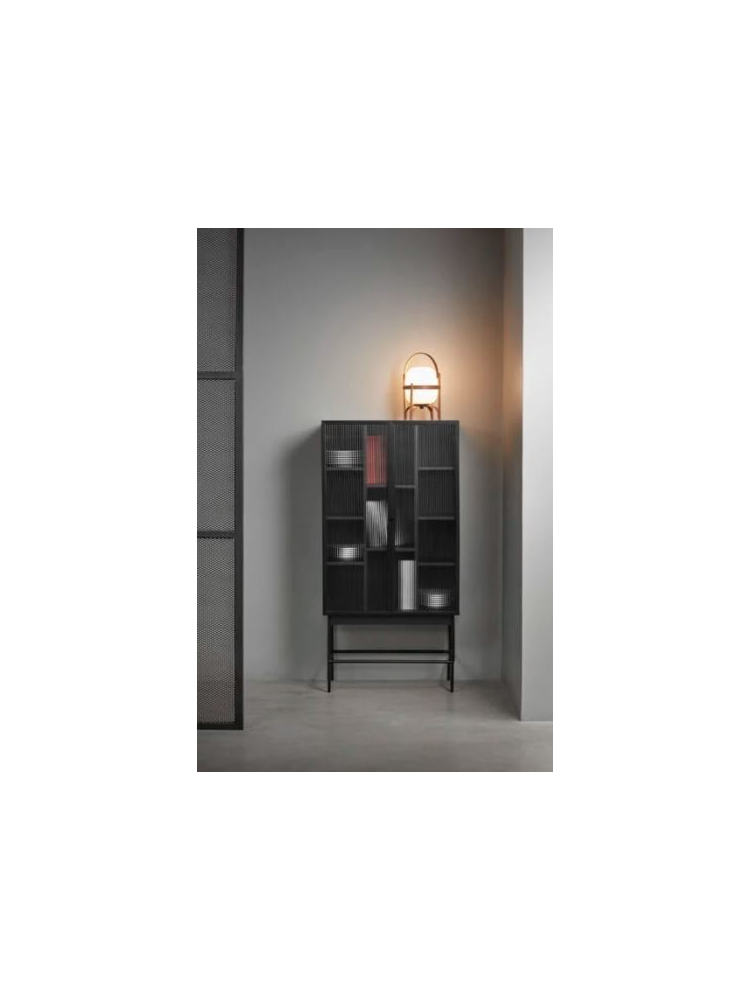 Mueble auxiliar 70x40x140.5 BLUR negro