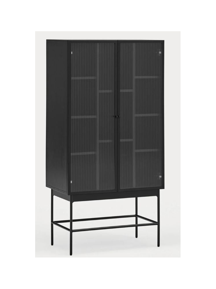 Mueble auxiliar 70x40x140.5 BLUR negro