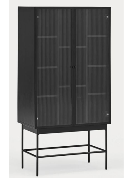 Mueble auxiliar 70x40x140.5 BLUR negro