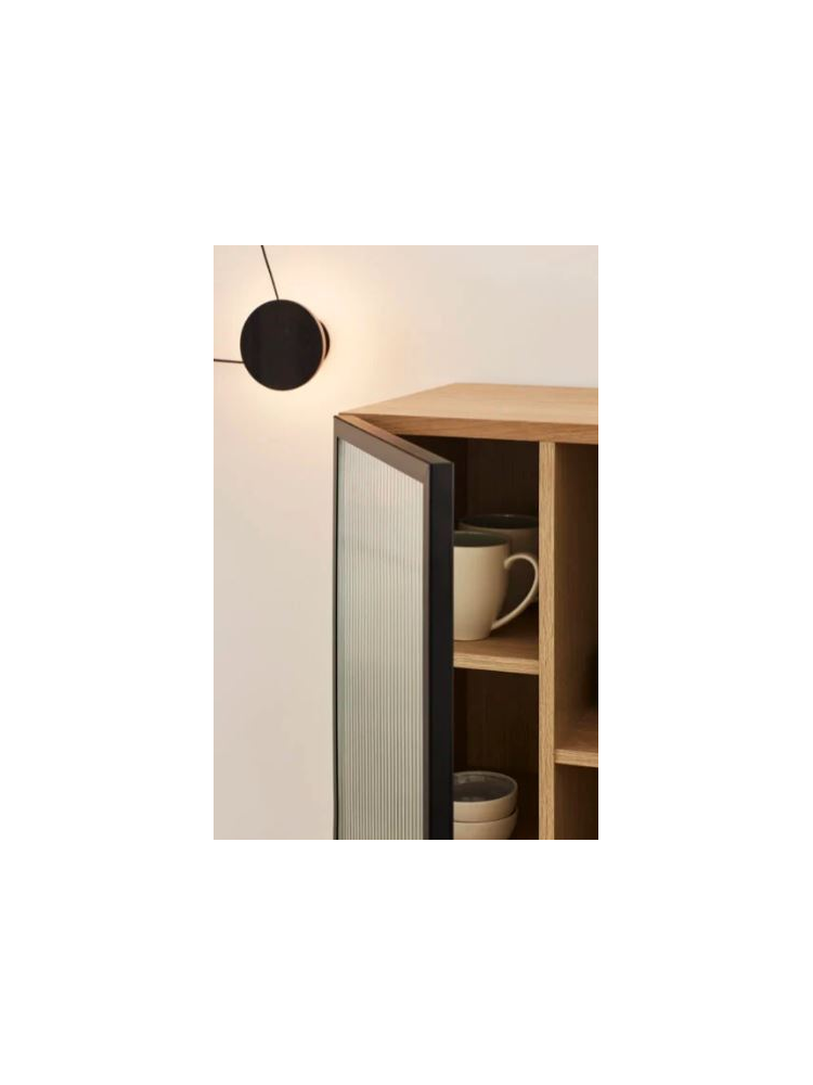 Mueble auxiliar 70x40x140.5 BLUR negro roble