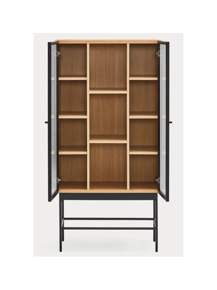 Mueble auxiliar 70x40x140.5 BLUR negro roble