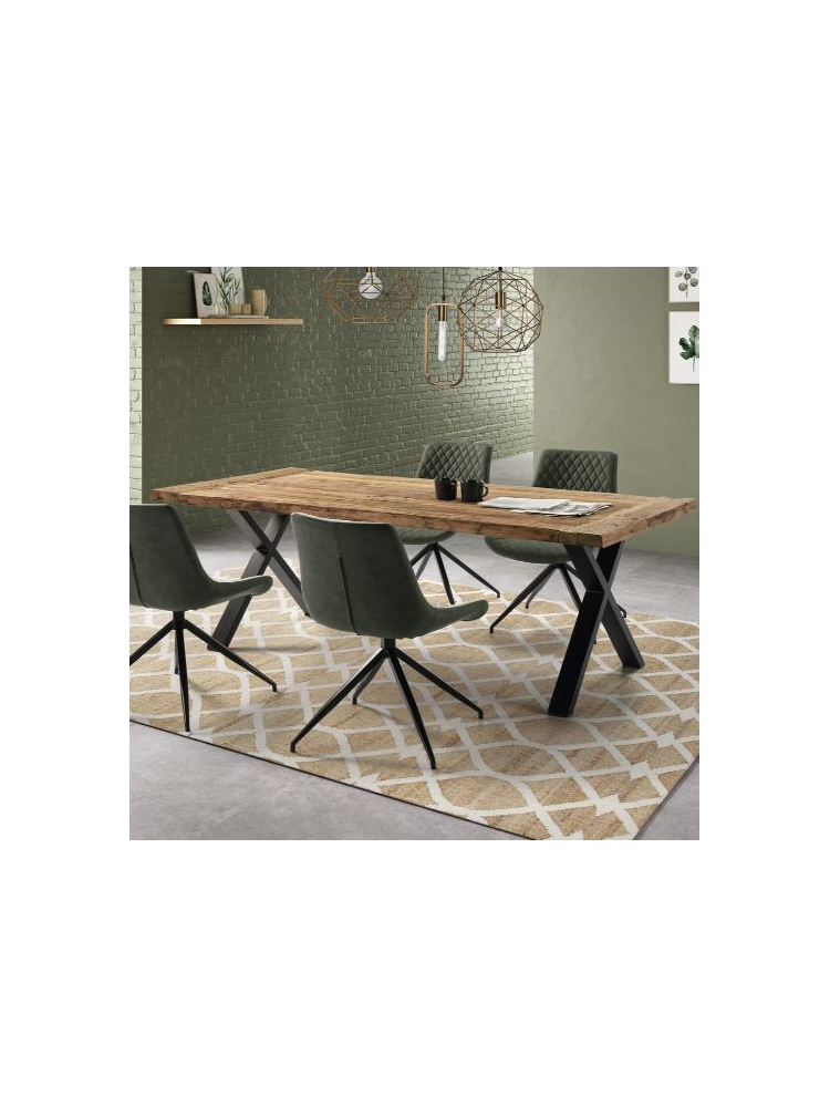 Silla JOLIE giratoria verde