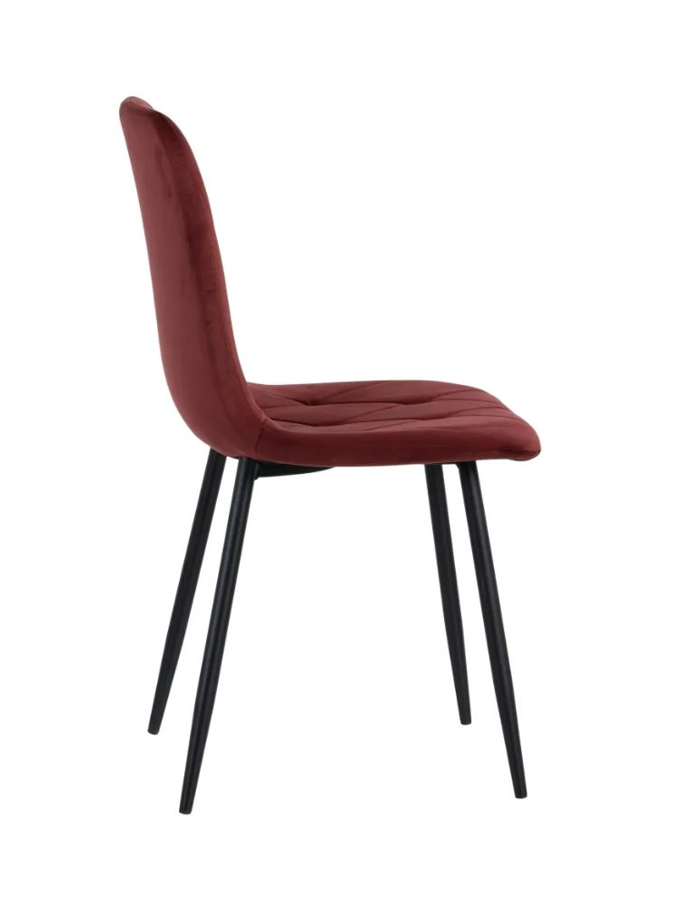 Silla MARTHA terciopelo vino