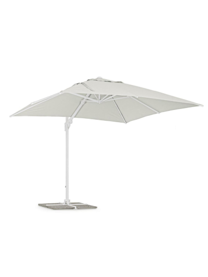 Sombrilla EXCÉNTR EDEN 300X300cms  BLANCA-NAT