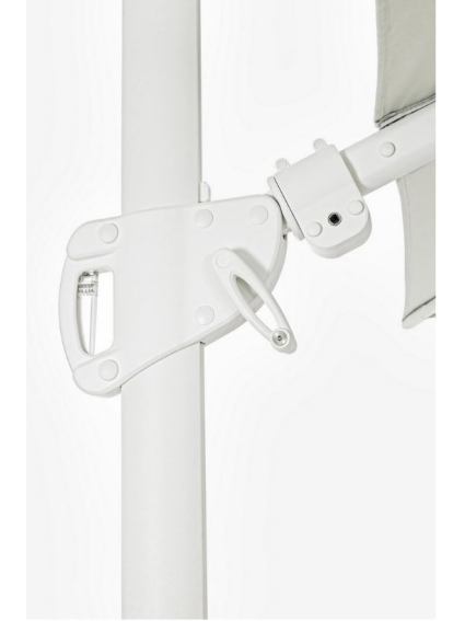 Sombrilla EXCÉNTR EDEN 300X300cms  BLANCA-NAT
