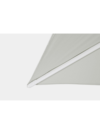 Sombrilla EXCÉNTR EDEN 300X300cms  BLANCA-NAT