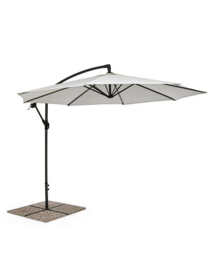 Sombrilla  EXCÉNTRICA TEXAS 300cms  NATURAL