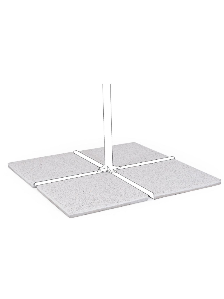 SET4 BALDOSAS 50X50 20KG CEMENTO MIX BLA