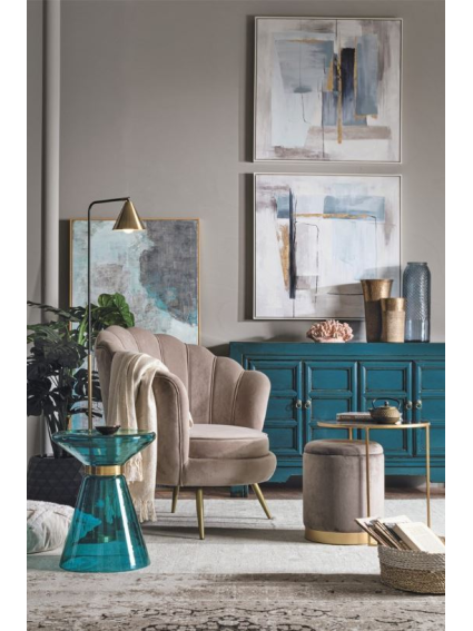 Aparador 133x40x82cms JIN azul