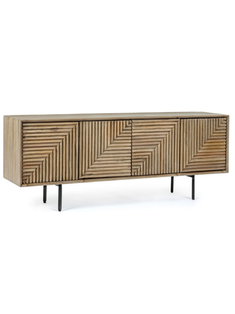 Mueble TV 140x32.5x53cms DARSEY madera de mango