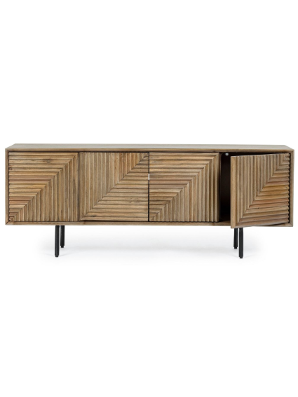 Mueble TV 140x32.5x53cms DARSEY madera de mango