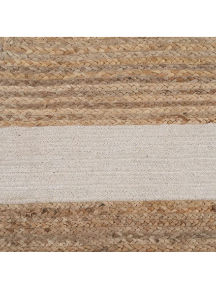 Alfombra 2900x200cms natural yute blanco