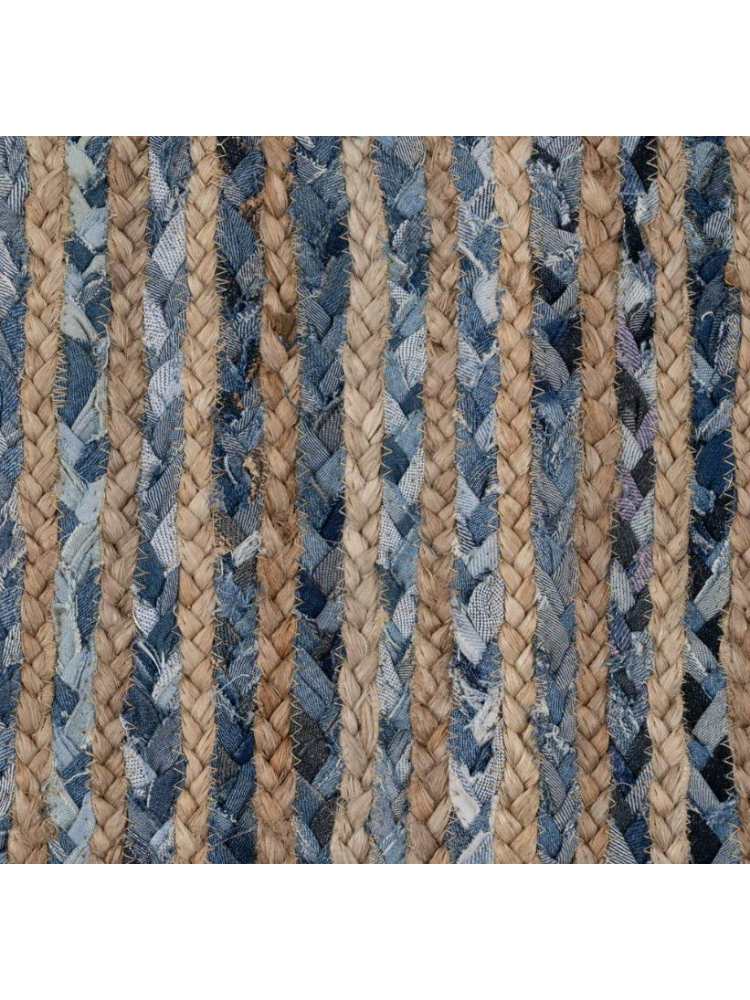 Alfombra 230x160cms yute azul
