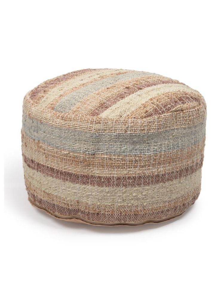 Puf 50cms de yute rayas Puf 50cms de yute rayas