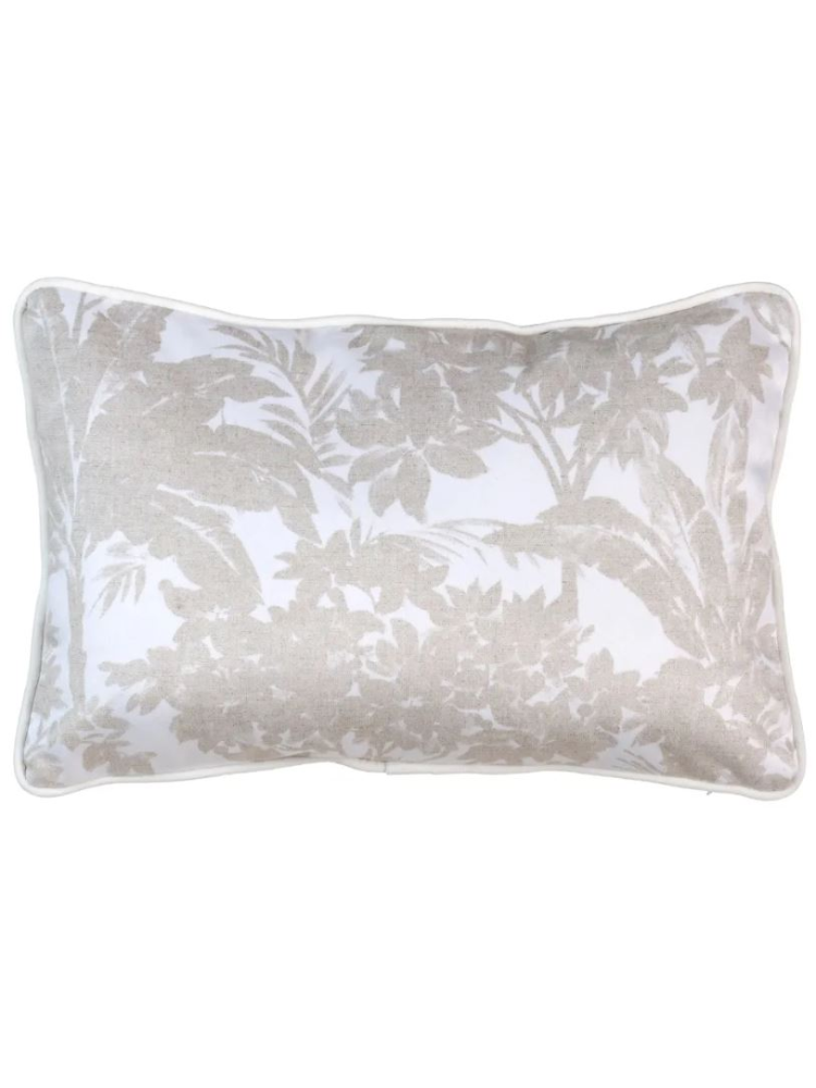 Cojín 50x30cms terciopelo estampado beige Cojín 50x30cms terciopelo estampado beige