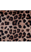 Cojín 45x45cms terciopelo leopardo