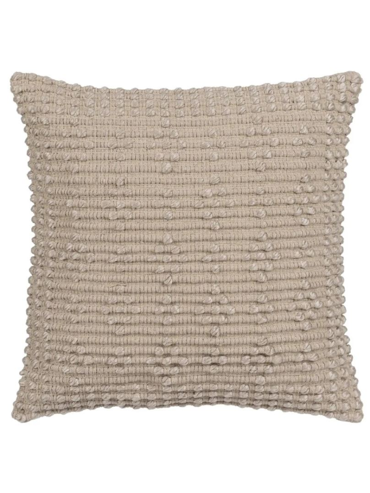 Cojín 45x45cms algodón beige