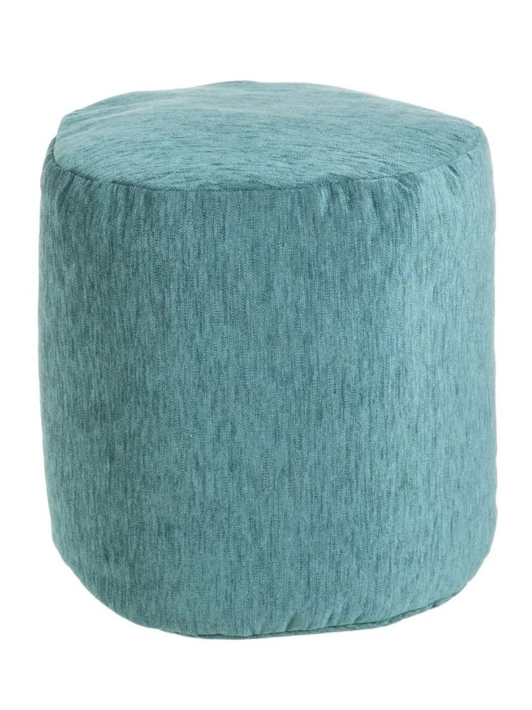 Puf 45x45cms poliester/acrílico azul Puf 45x45cms poliester/acrílico azul