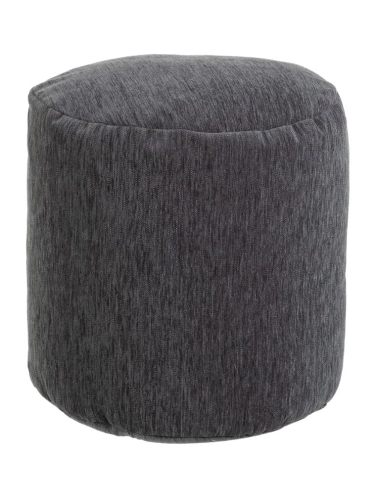 Puf 45x45cms poliester/acrílico gris oscuro Puf 45x45cms poliester/acrílico gris oscuro