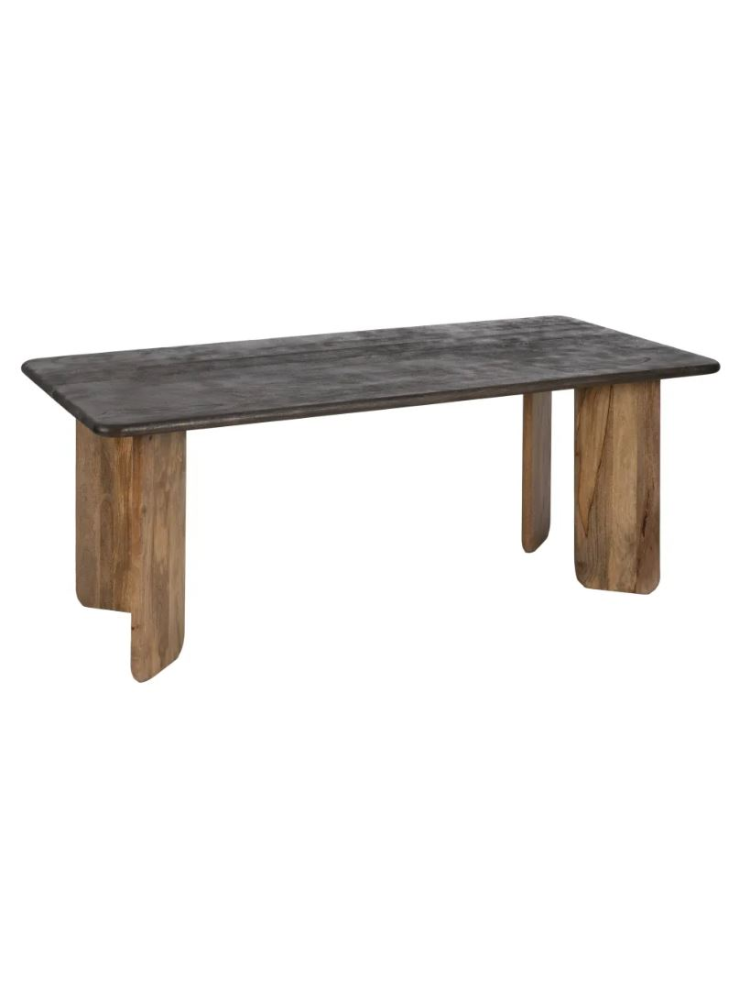 Mesa comedor 200x100x76cms TOUJOURS madera mango natural/marrón Mesa comedor 200x100x76cms TOUJOURS madera mango natural/marrón