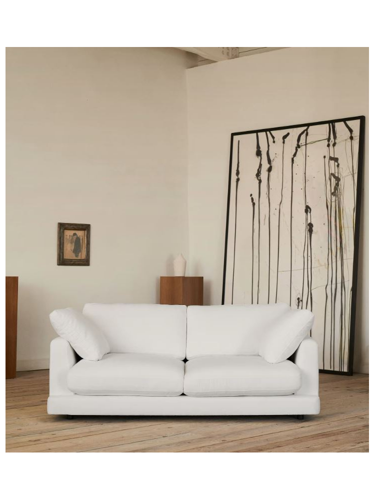 Sofá 210x105x87 cms TOLÓN blanco