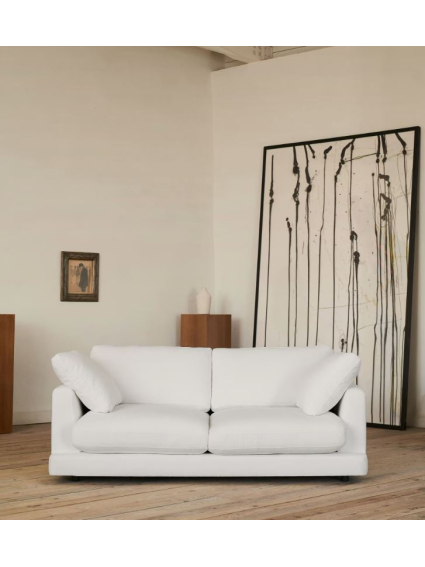 Sofá 210x105x87 cms TOLÓN blanco