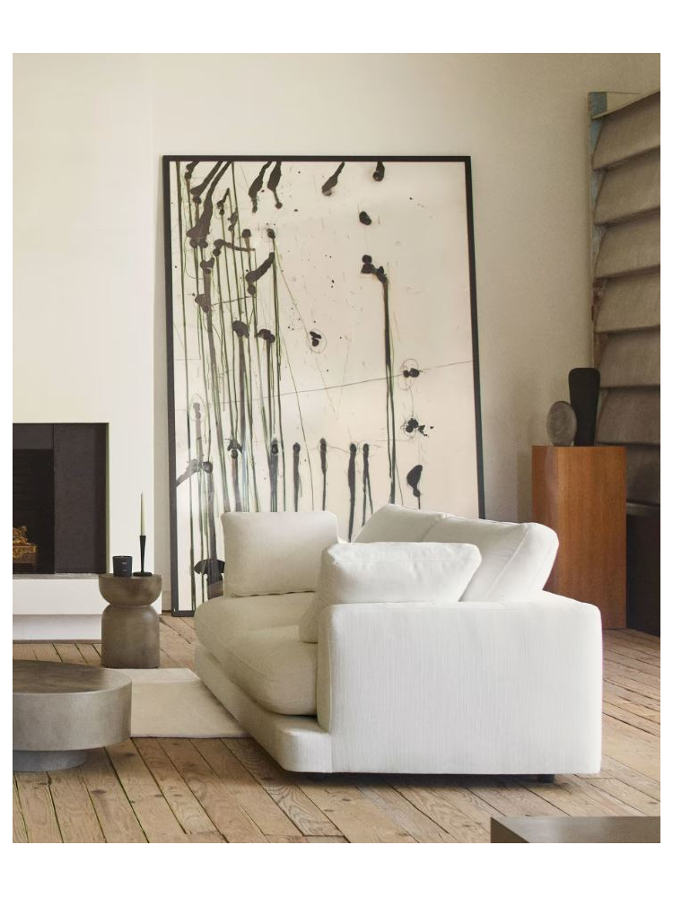 Sofá 210x105x87 cms TOLÓN blanco