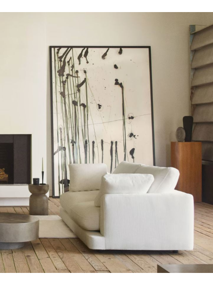 Sofá 210x105x87 cms TOLÓN blanco