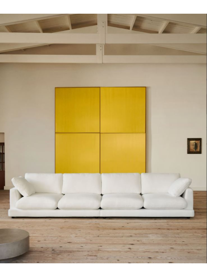 Sofá 390x105x87 cms TOLÓN blanco