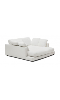 Sofá 210x193x87 cms TOLÓN blanco doble chaise longue