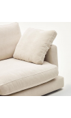 Sofá 210x193x87 cms TOLÓN beige doble chaise longue