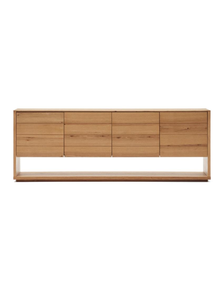 Aparador 200x40x74 cms LEMIN chapa roble natural