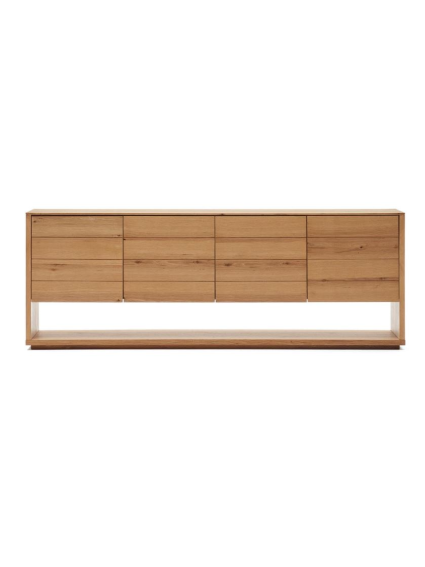Aparador 200x40x74 cms LEMIN chapa roble natural