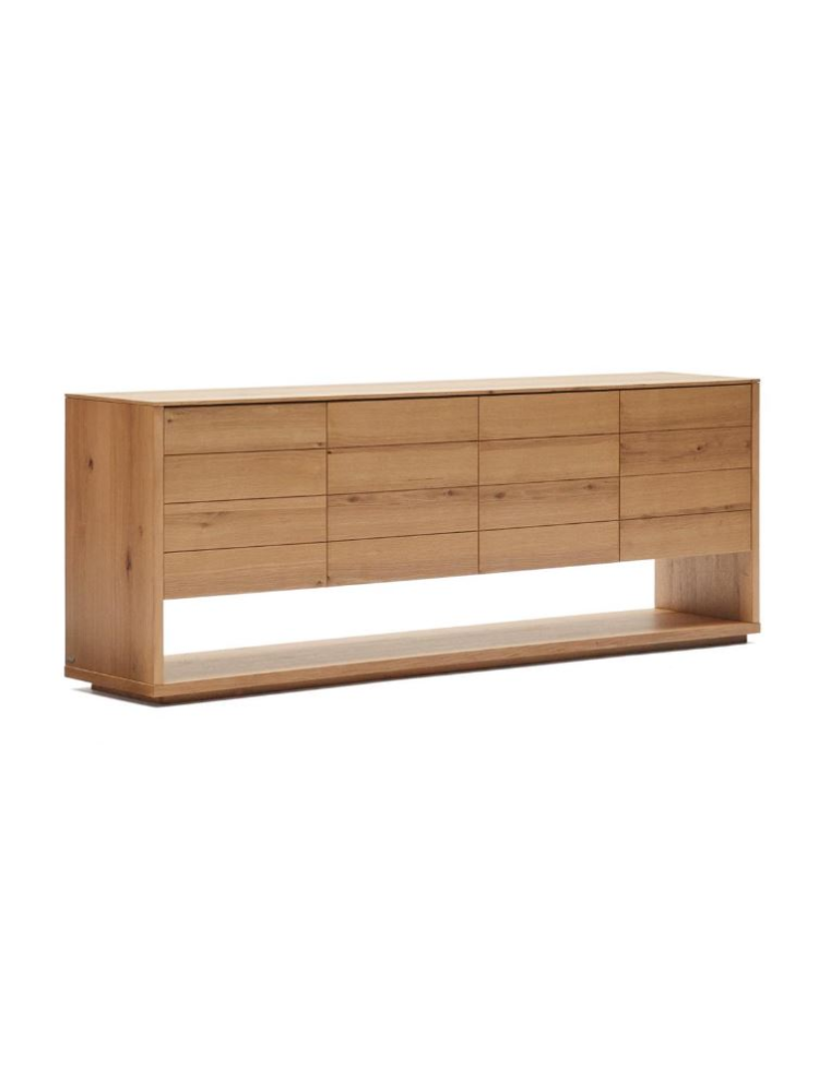 Aparador 200x40x74 cms LEMIN chapa roble natural