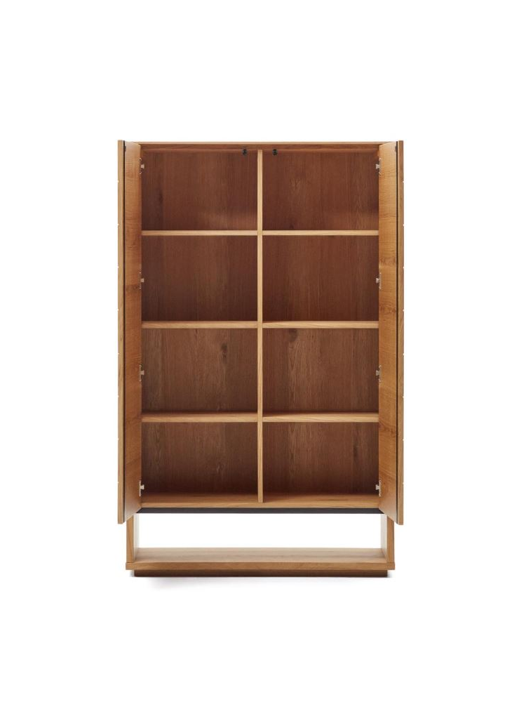 Aparador alto 100x40x163.5 cms LEMIN chapa roble naural