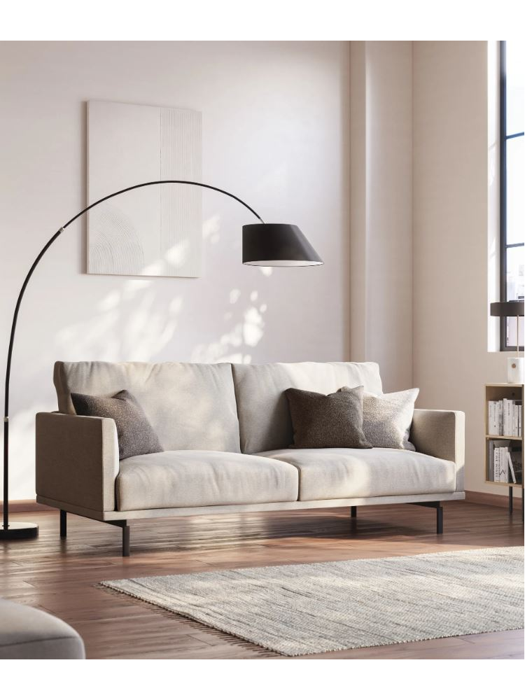 Sofá 214x96x94 cms LEO beige