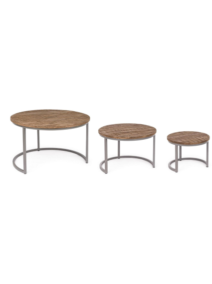 Mesas centro 78x47 cms NARVIK set 3