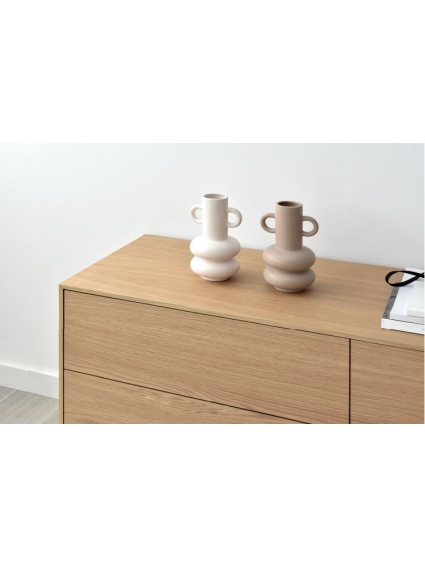 Mueble TV 160 cms URAL 1 puerta 2 cajones 3 huecos diferentes acabados