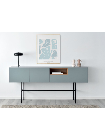 Mueble TV 160 cms URAL 1 puerta 2 cajones 3 huecos diferentes acabados
