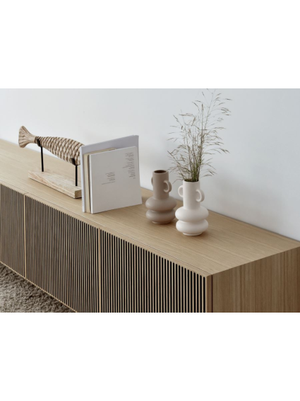 Mueble TV 160 cms SENA 1 puerta 2 cajones 3 huecos diferentes acabados